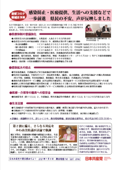 2020年7月の県議会だより